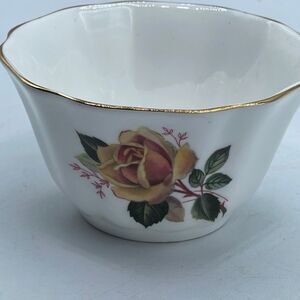 Royal Grafton “Yellow Rose” open sugar bowl.